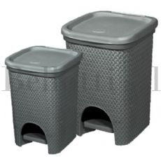 PATTIMIERE 2 INTRECCIO GRIGIO B&F