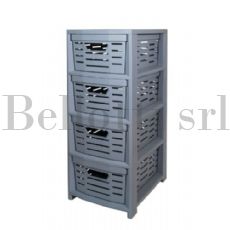 UNIKO CARRELLO 4 GRIGIO B&F