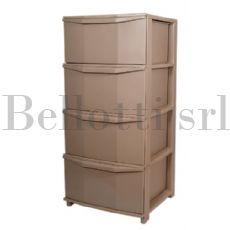 CASSETTIERA 4 PRATIKA TORTORA B&F